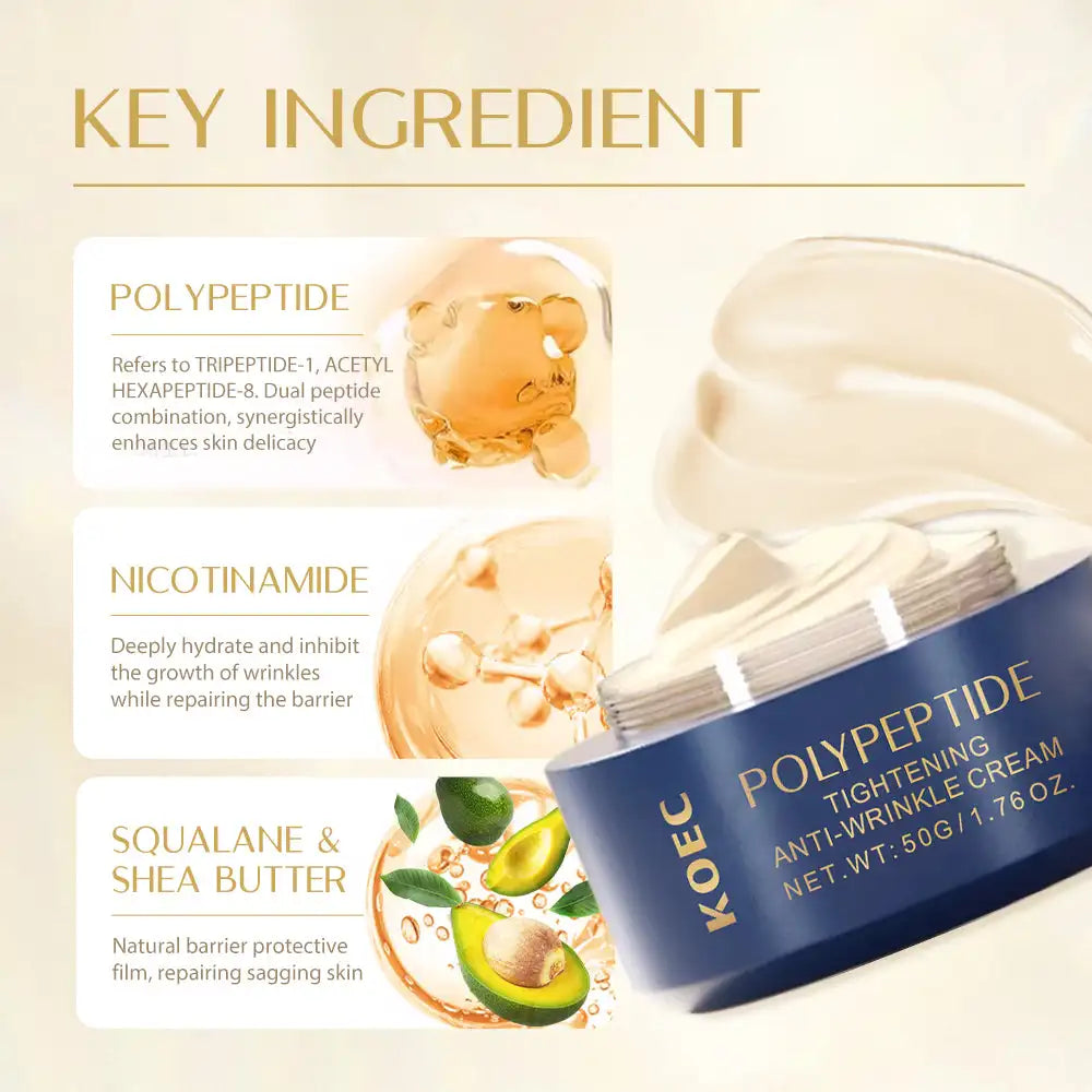 KOEC Polypeptide Anti-Wrinkle Face Cream - 50g