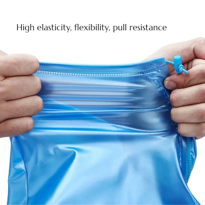Reusable Waterproof Non-Slip Shoe Covers for Rain and Snow
