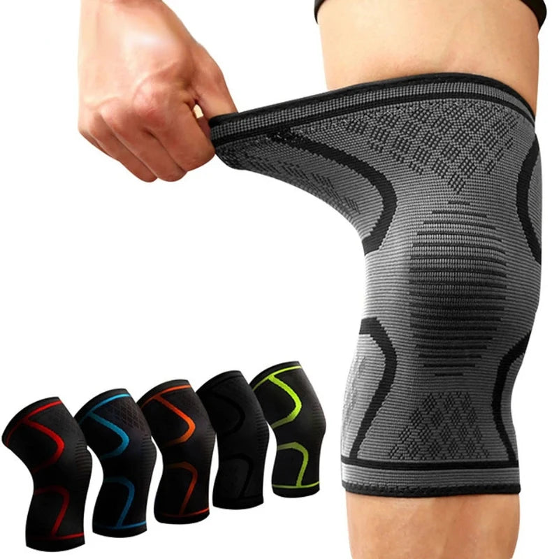 Elastic Compression Knee Support Sleeve for Running and Sports
