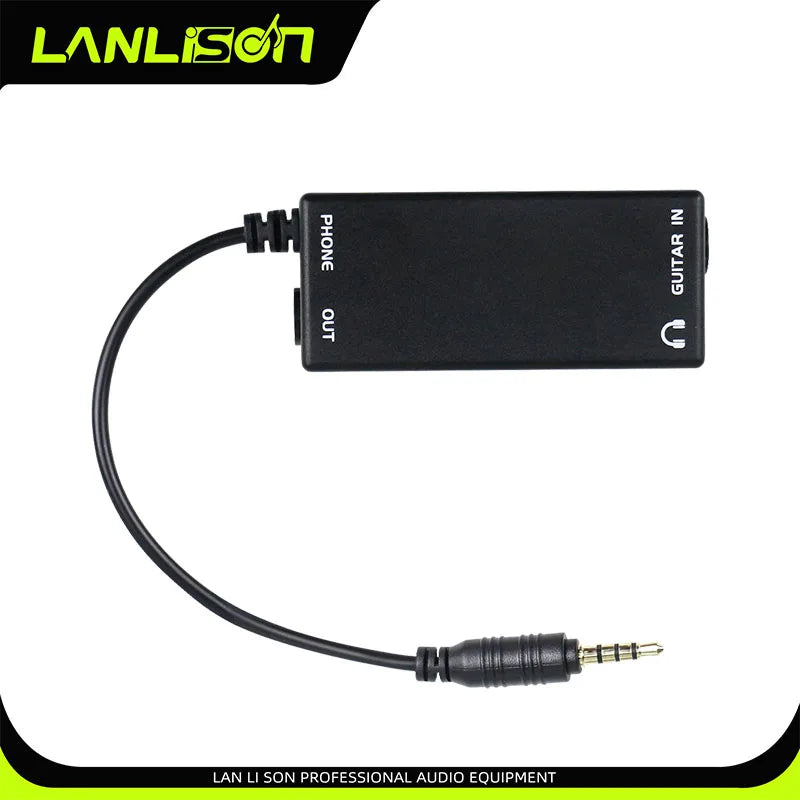 Lanlison Guitar Effects Interface Adapter for iPhone Recording