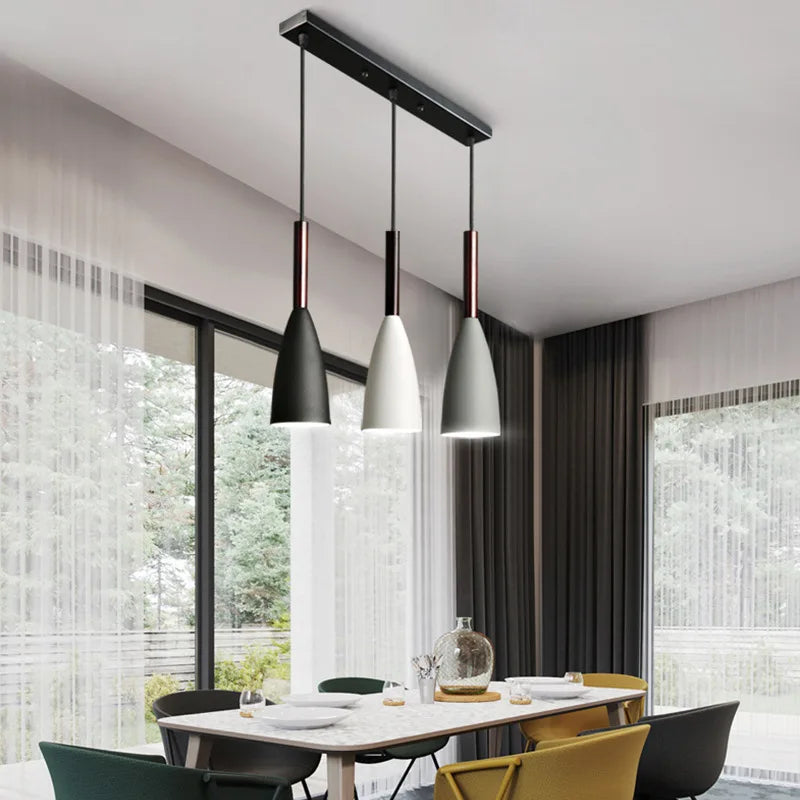 Modern 3-Head Nordic Pendant Light Fixture