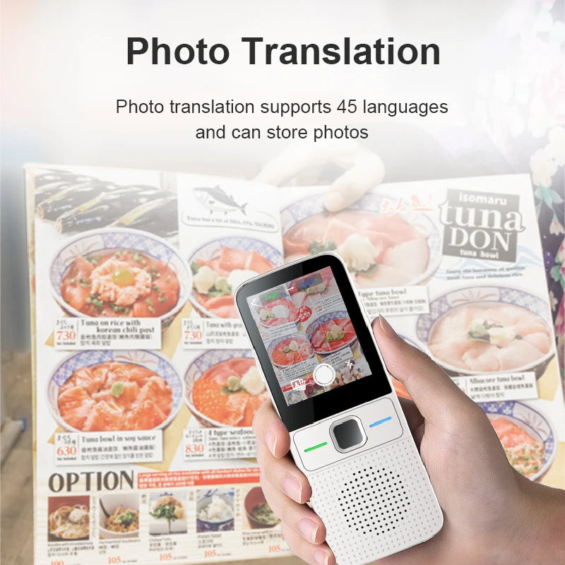 T10 Smart Voice Translator - 137-Language Real-Time AI Device