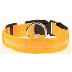 Nylon LED Reflective Dog Collar for Night Safety