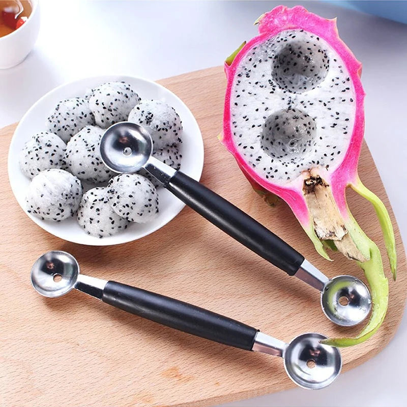 Stainless Steel Double-Headed Melon Baller Scoop