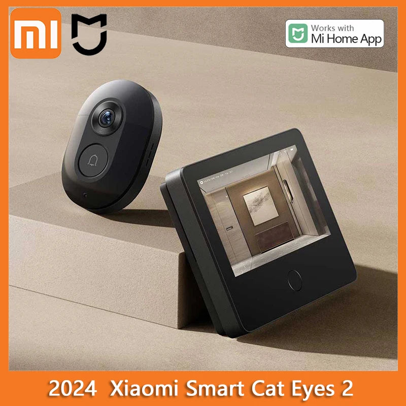 Xiaomi Smart Cat Eye 2 - 5-Inch WiFi Video Doorbell Peephole