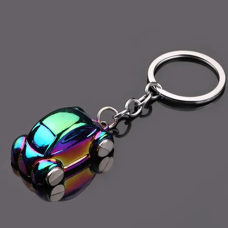 Gear Head Car Keychain with Speedbox Pendant Design