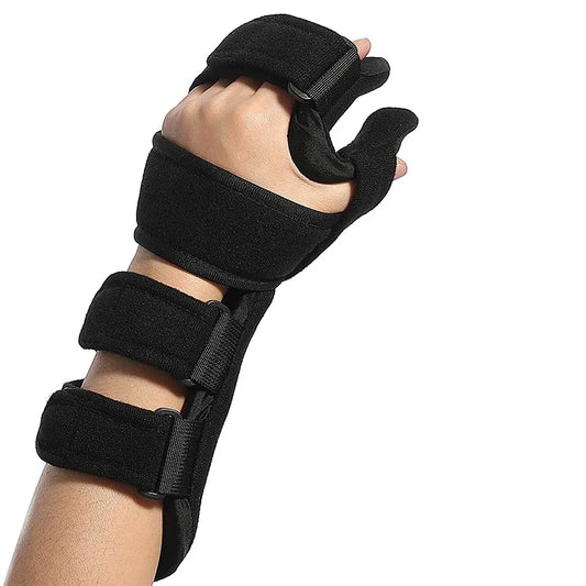 Adjustable Hand Brace and Night Splint Support