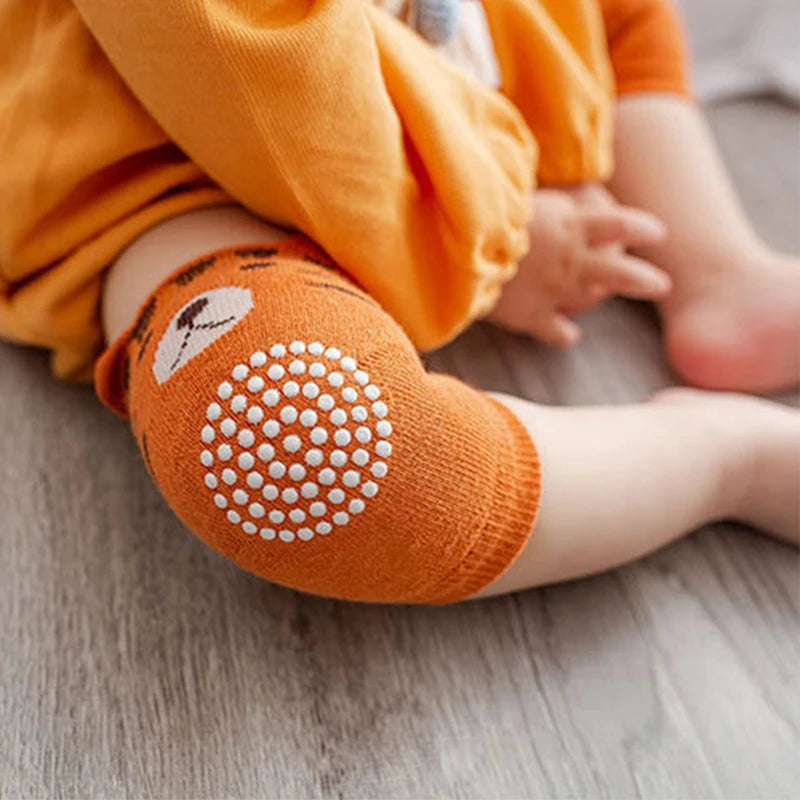 Cotton Baby Knee Pads - Anti-Slip Crawling Protectors for Toddlers