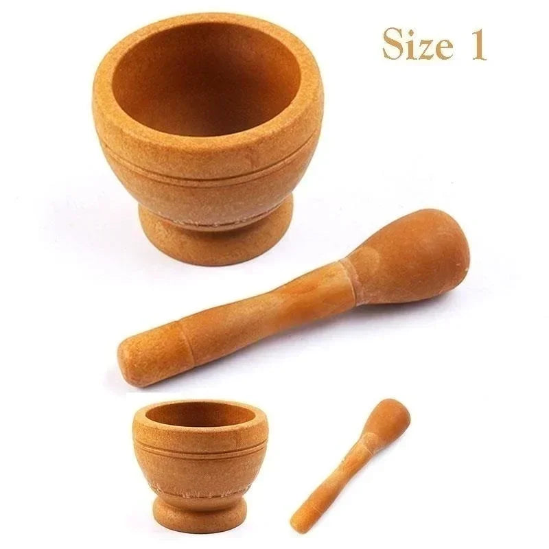 Resin Mortar and Pestle Set for Garlic, Herbs, and Spices