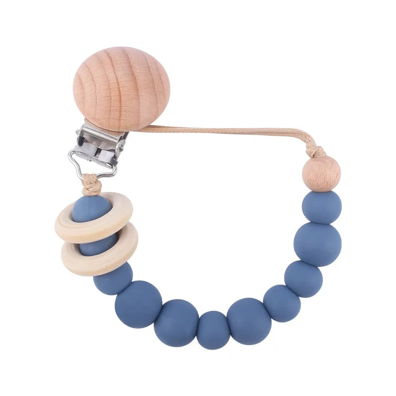 Silicone Pacifier Clip Chain - Anti-Drop Baby Soother Holder