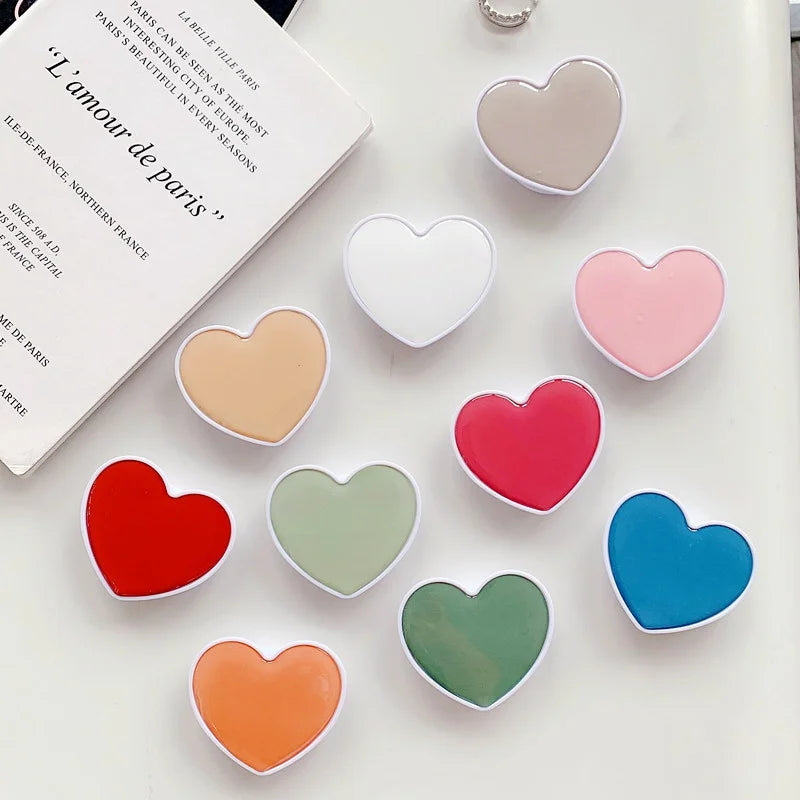 Heart-Shaped Universal Phone Grip Socket Stand
