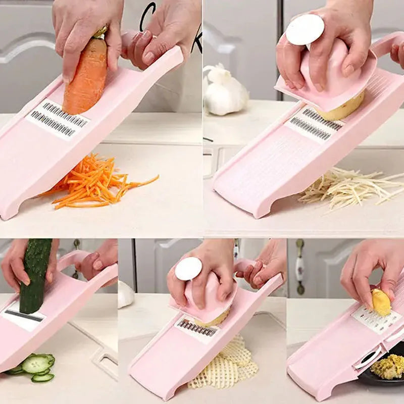 Stainless Steel Vegetable Julienne Slicer with Handle