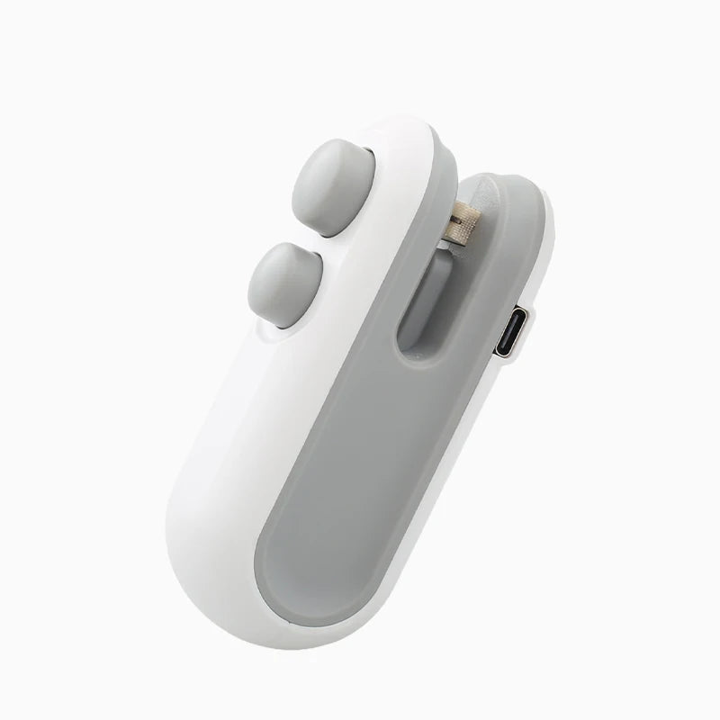 Mini 2-in-1 Handheld Bag Sealer with Cutter and Magnet