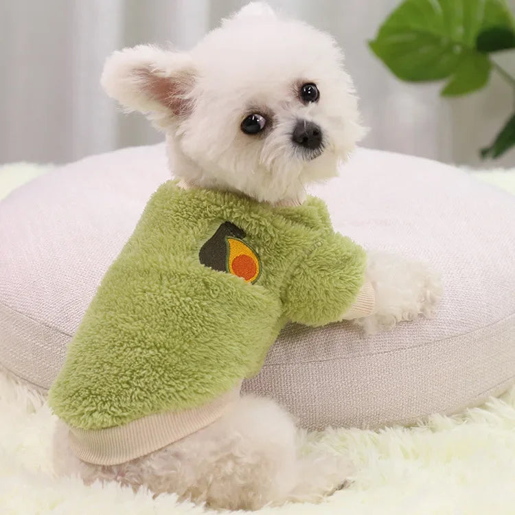 Warm Fleece Hoodie for Small Dogs and Cats