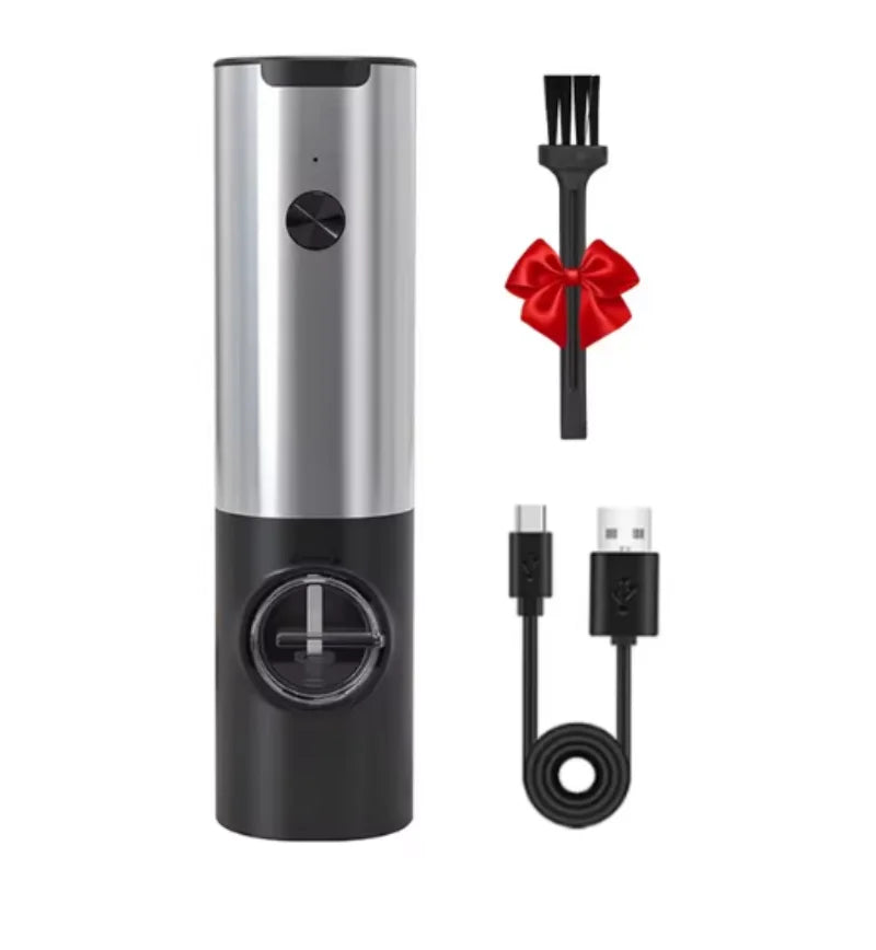 Rechargeable Electric Salt and Pepper Grinder Set with Base