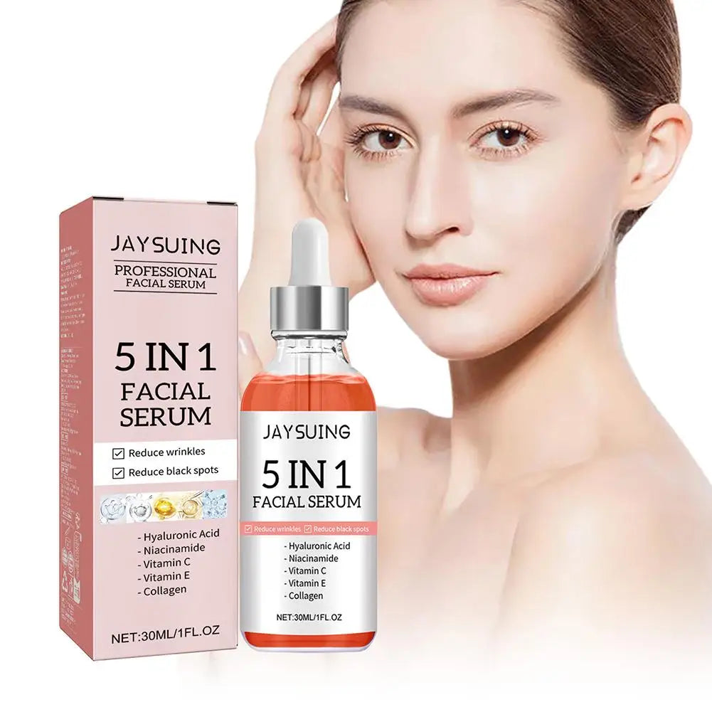 5-in-1 Face Serum - Vitamin C Hyaluronic Acid Skincare Liquid