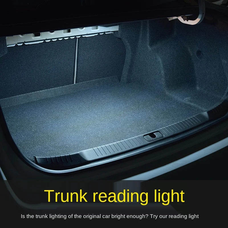 10-LED USB Magnetic Car Reading Light - White