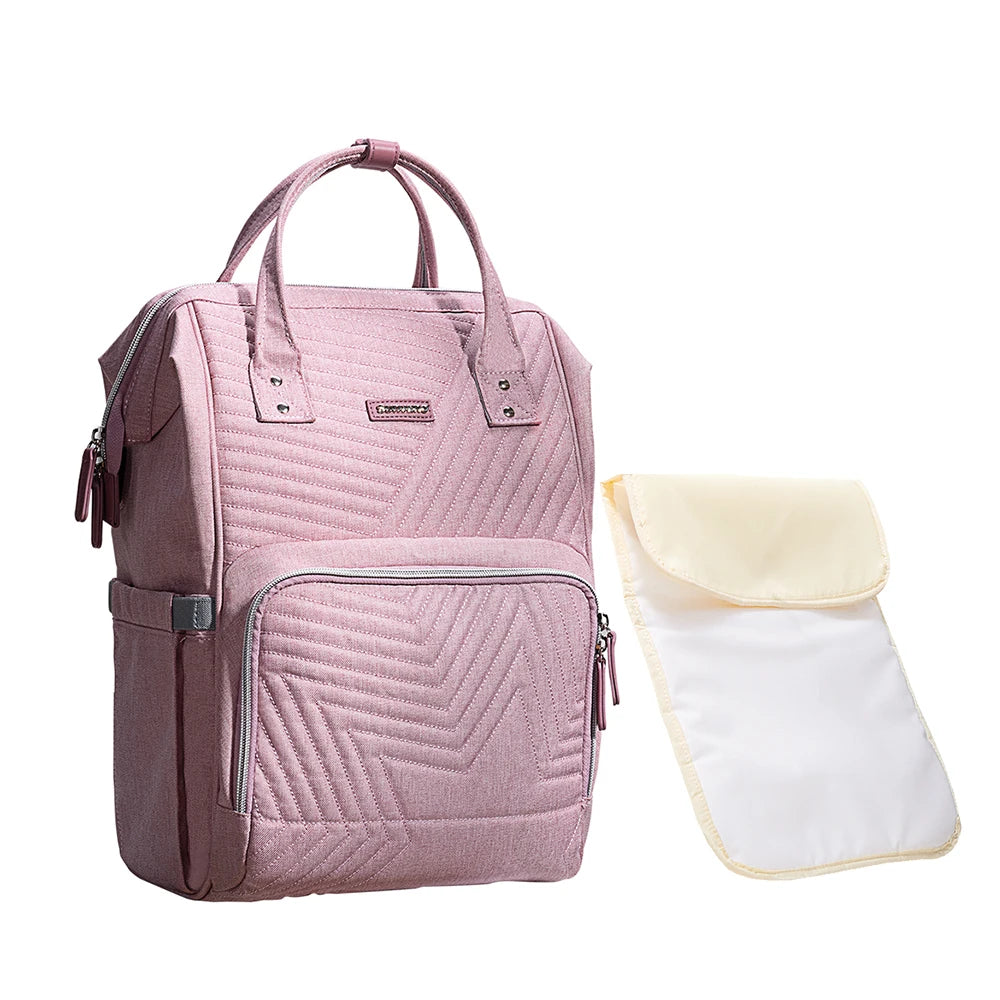 Travel Diaper Bag Backpack - Large Mommy Organizer with Zipper