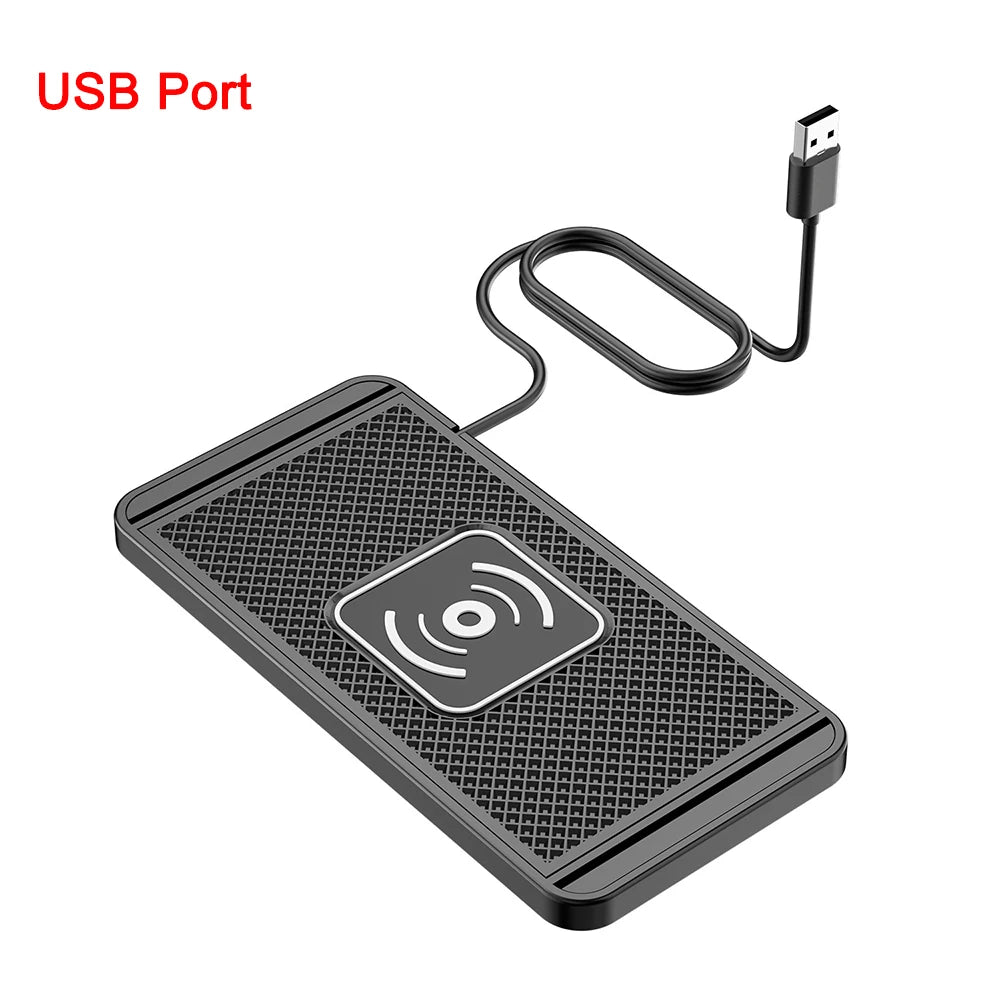 15W Wireless Car Charger Pad Stand for iPhone and Samsung