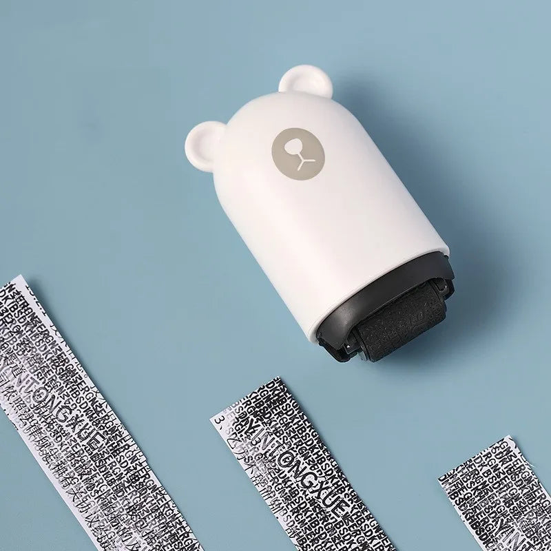 Privacy Protection Roller Stamp - Confidential Data Security Seal