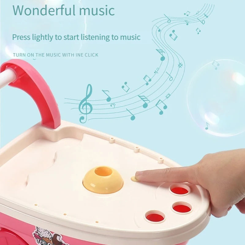 Ice Cream Truck Kitchen Toy Set - Candy Cart Pretend Play