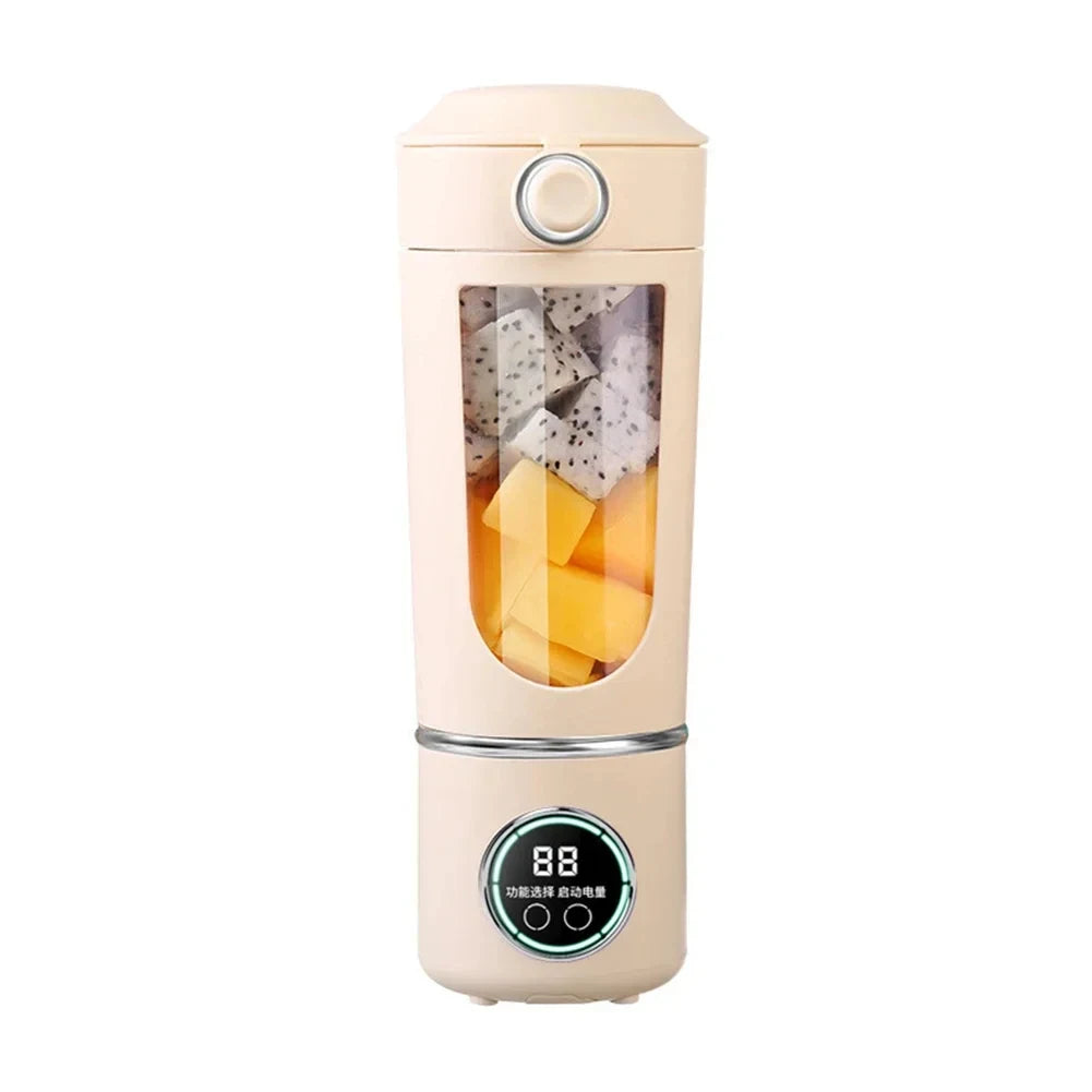 Stainless Steel 700ml Electric Blender Bottle with 12 Blades