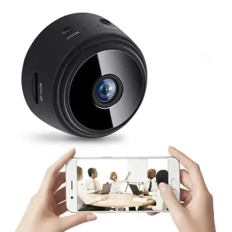 A9 Mini WiFi Home Security Camera - 1080P White Set