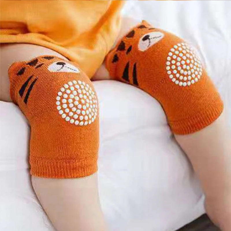 Cotton Baby Knee Pads - Anti-Slip Crawling Protectors for Toddlers
