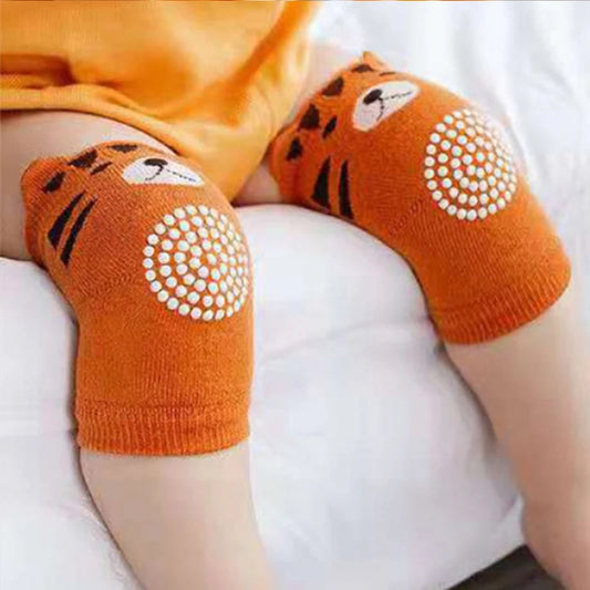 Cotton Baby Knee Pads - Anti-Slip Crawling Protectors for Toddlers