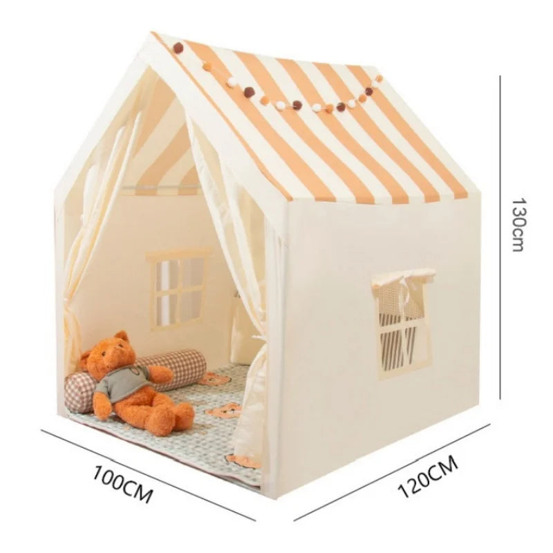 Foldable Kids Play Tent - Indoor and Outdoor Toddler Playhouse