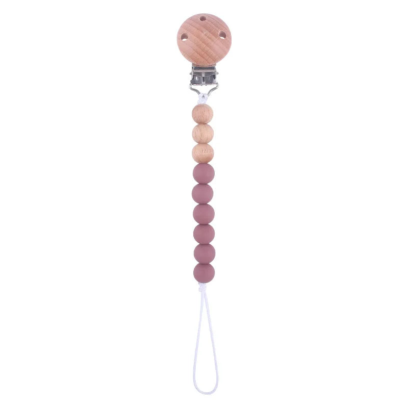 Silicone Pacifier Clip Chain - Anti-Drop Baby Soother Holder