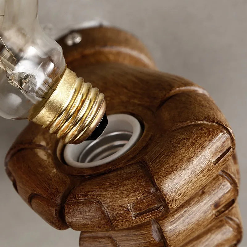 Nordic Retro Resin Wall Lamp - Fist Sconce Indoor Decor Light