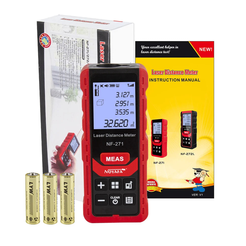 Noyafa NF-271 Laser Distance Meter 40M/80M Rangefinder
