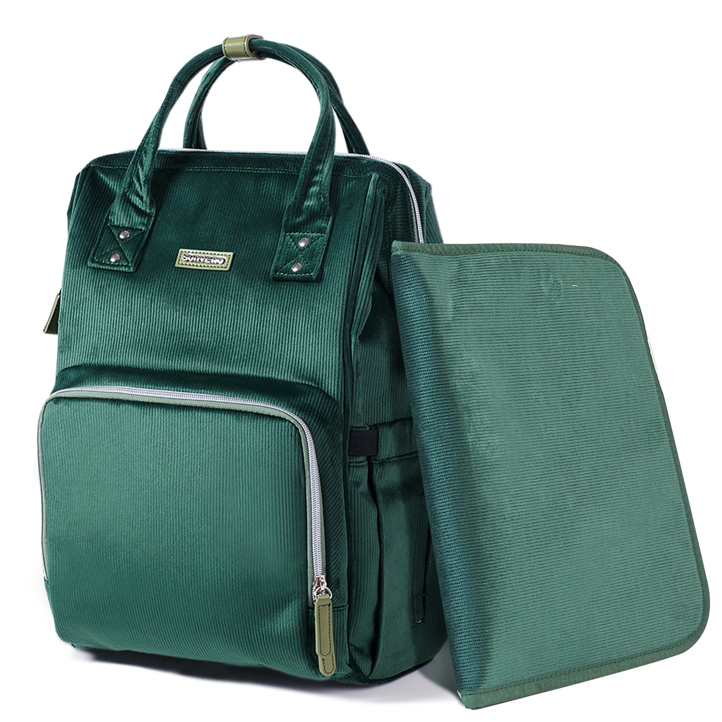 Travel Diaper Bag Backpack - Large Mommy Organizer with Zipper