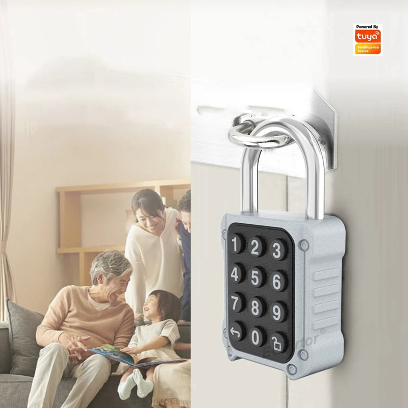 Tuya Bluetooth Smart Padlock - App Remote Password Security Lock