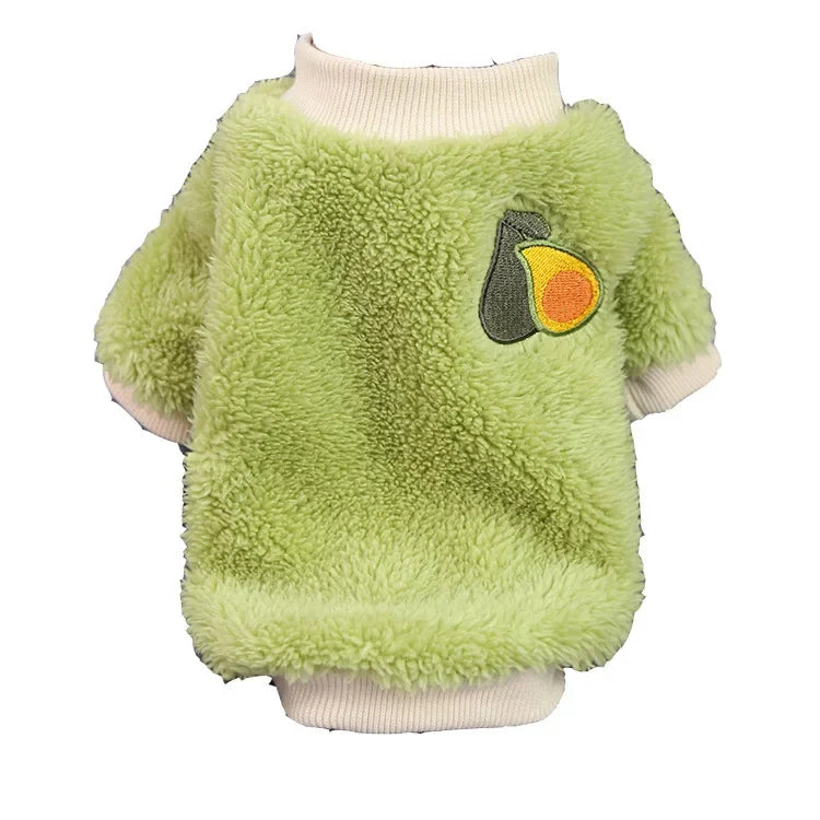 Warm Fleece Hoodie for Small Dogs and Cats