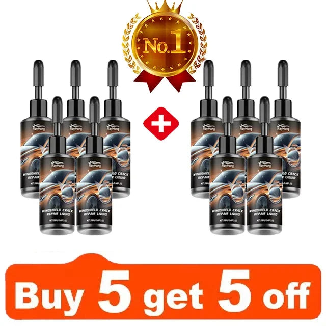 Windshield Crack Repair Fluid Resin Set - 3pcs