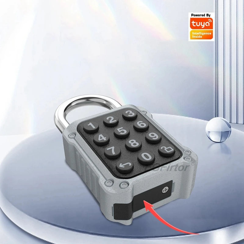Tuya Bluetooth Smart Padlock - App Remote Password Security Lock