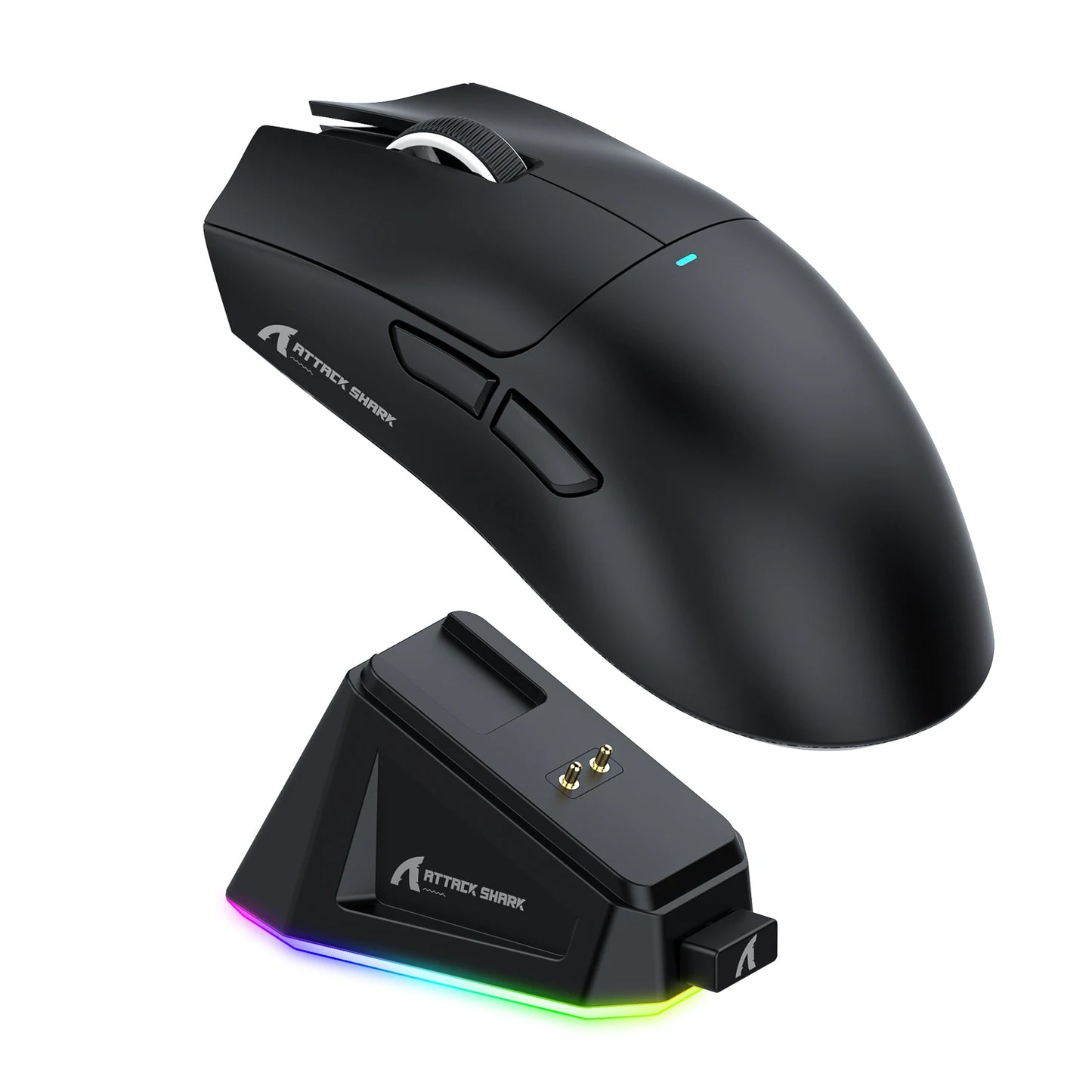 Attack Shark X11 Wireless Gaming Mouse - RGB Magnetic Charging Dock