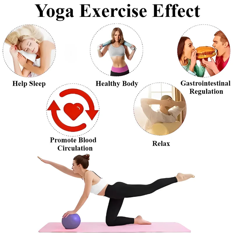 Explosion-Proof Yoga Pilates Exercise Ball for Core Balance