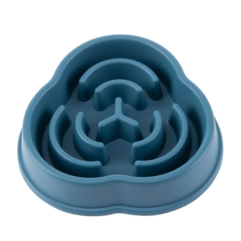 Anti-Choking Slow Feeder Dog Bowl with Anti-Overturn Design