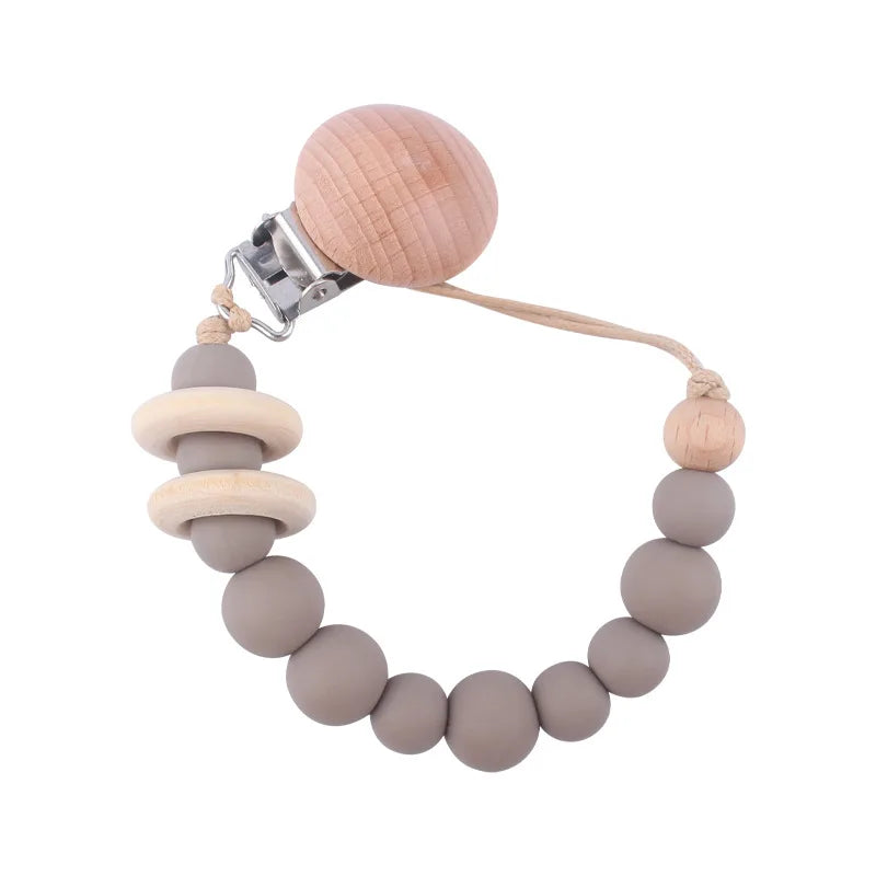 Silicone Pacifier Clip Chain - Anti-Drop Baby Soother Holder