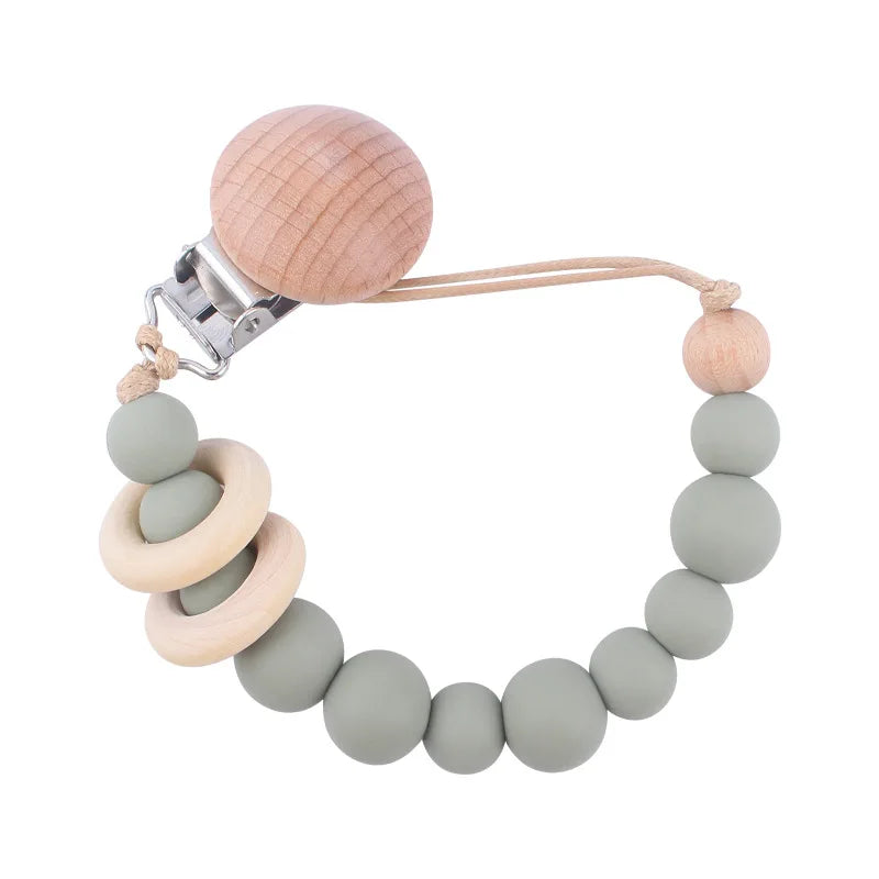 Silicone Pacifier Clip Chain - Anti-Drop Baby Soother Holder