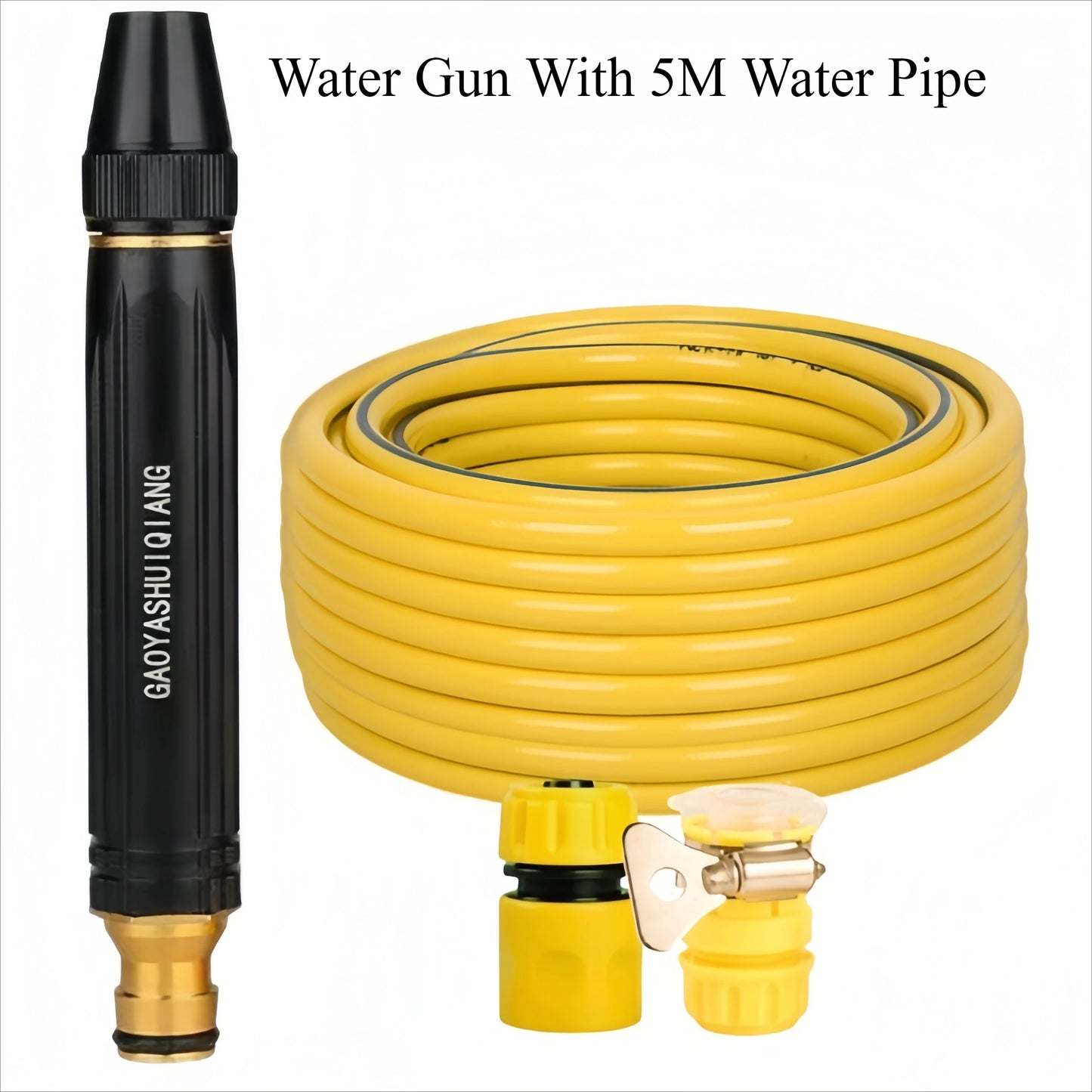 High Pressure Car Wash Gun - Alloy Water Nozzle Sprayer