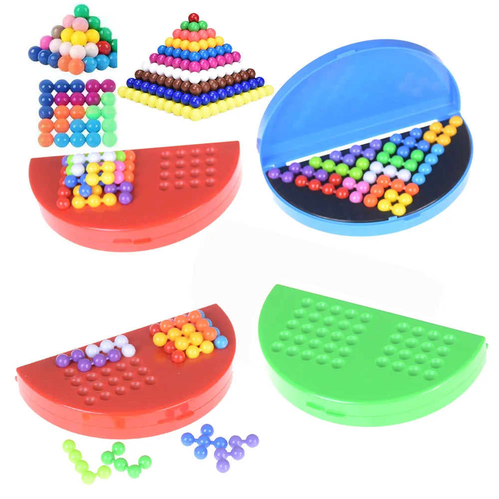 Classic IQ 3D Puzzle Board Game - Montessori Logic Bead Toy