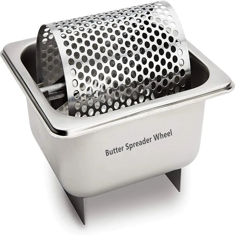 Stainless Steel Butter Wheel Spreader Dispenser