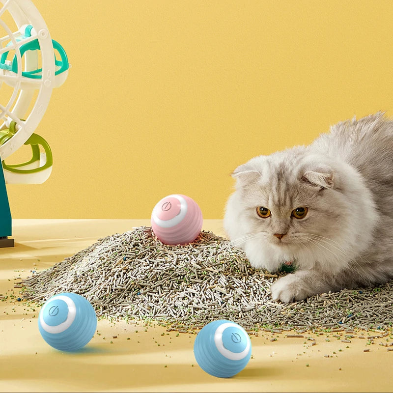 Smart Automatic Rolling Cat Interactive Ball Toy