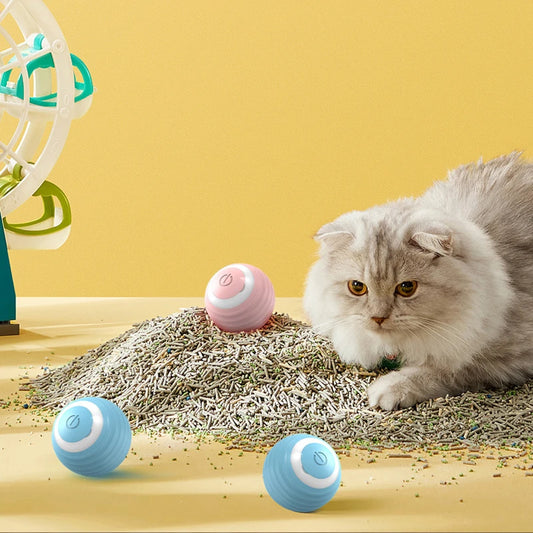 Smart Automatic Rolling Cat Interactive Ball Toy