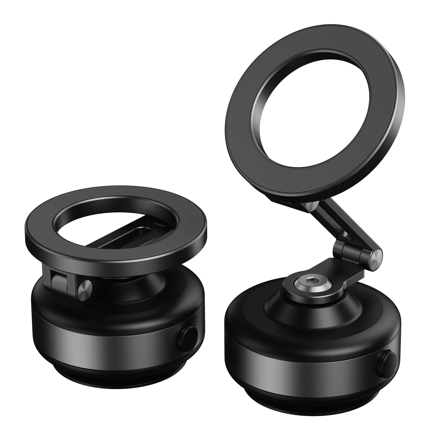 Magnetic Vacuum Car Phone Mount - Foldable 360 Degree Holder