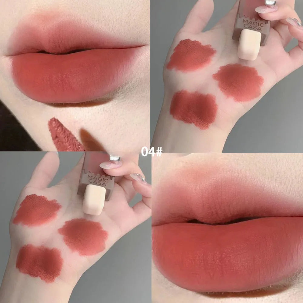 Chocolate Ice Cream Velvet Matte Lip Glaze
